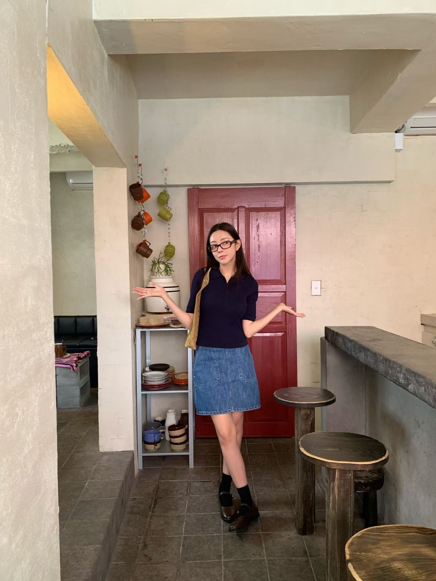 Eleanora Denim Skirt