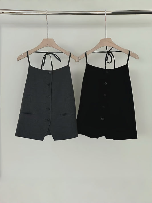 Mireille Vest Top (2 Colors)