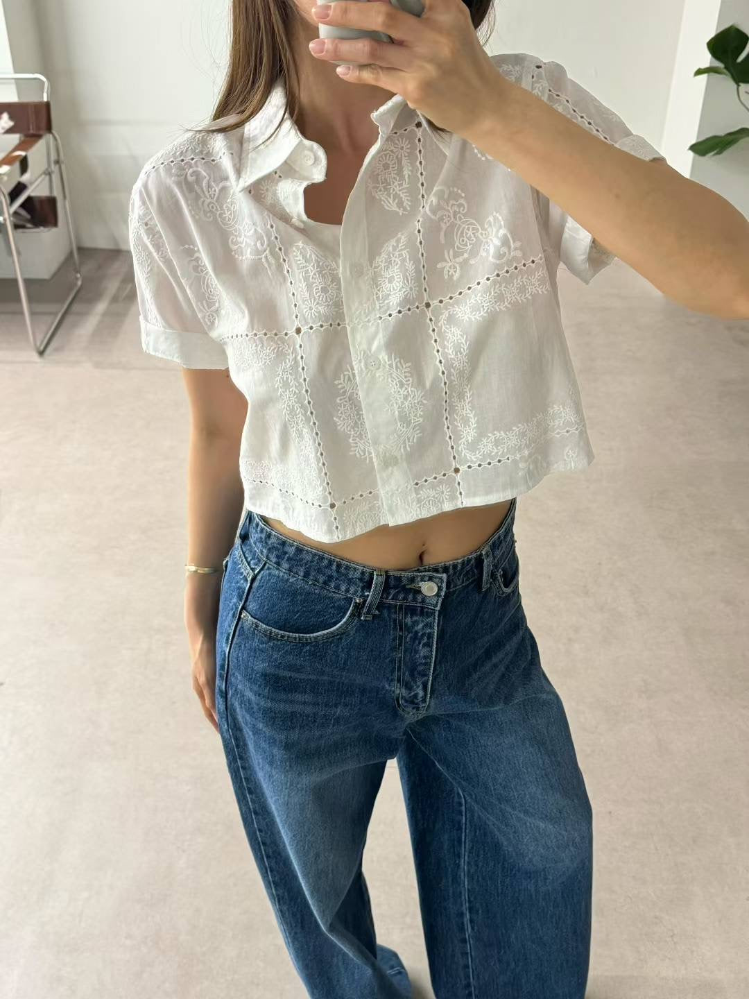Elara Lace Top