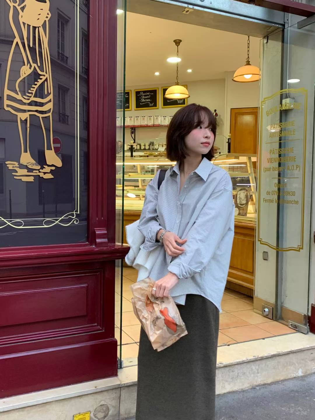 Saffron Stripe Shirt (3 Colors)