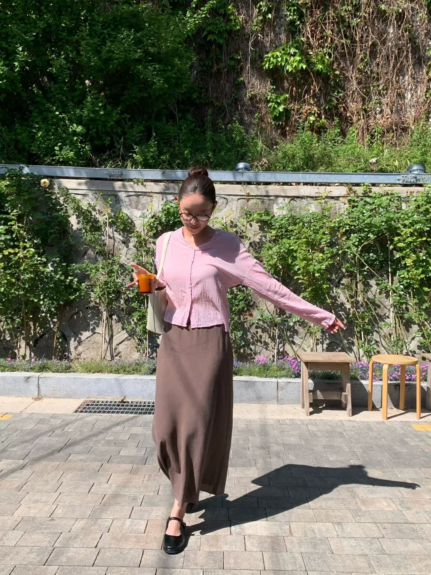 【亞麻40%面料】 Emeris Skirt (2 Colors)