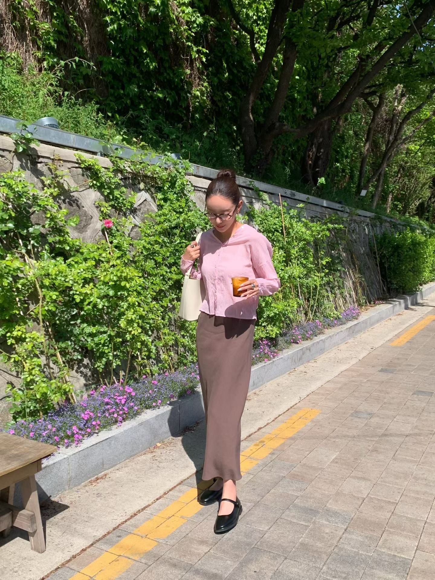 【亞麻40%面料】 Emeris Skirt (2 Colors)