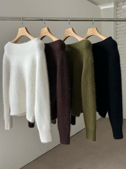 Bellatrix Angora Wool Knit Top (4 Colors)