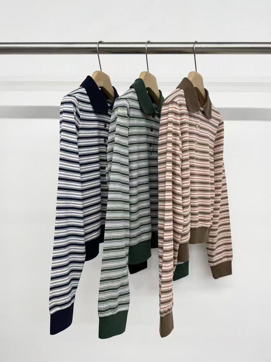 Xyla Striped Top (3 Colors)