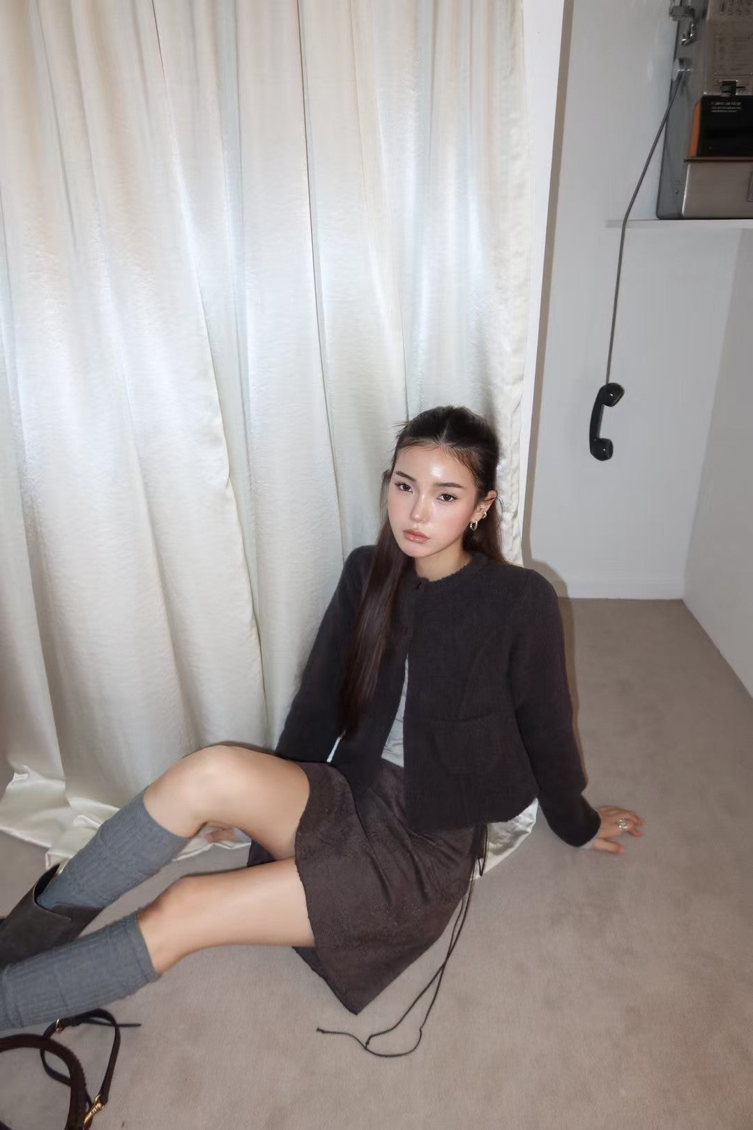 Dylana Suede Skirt (2 Colors)