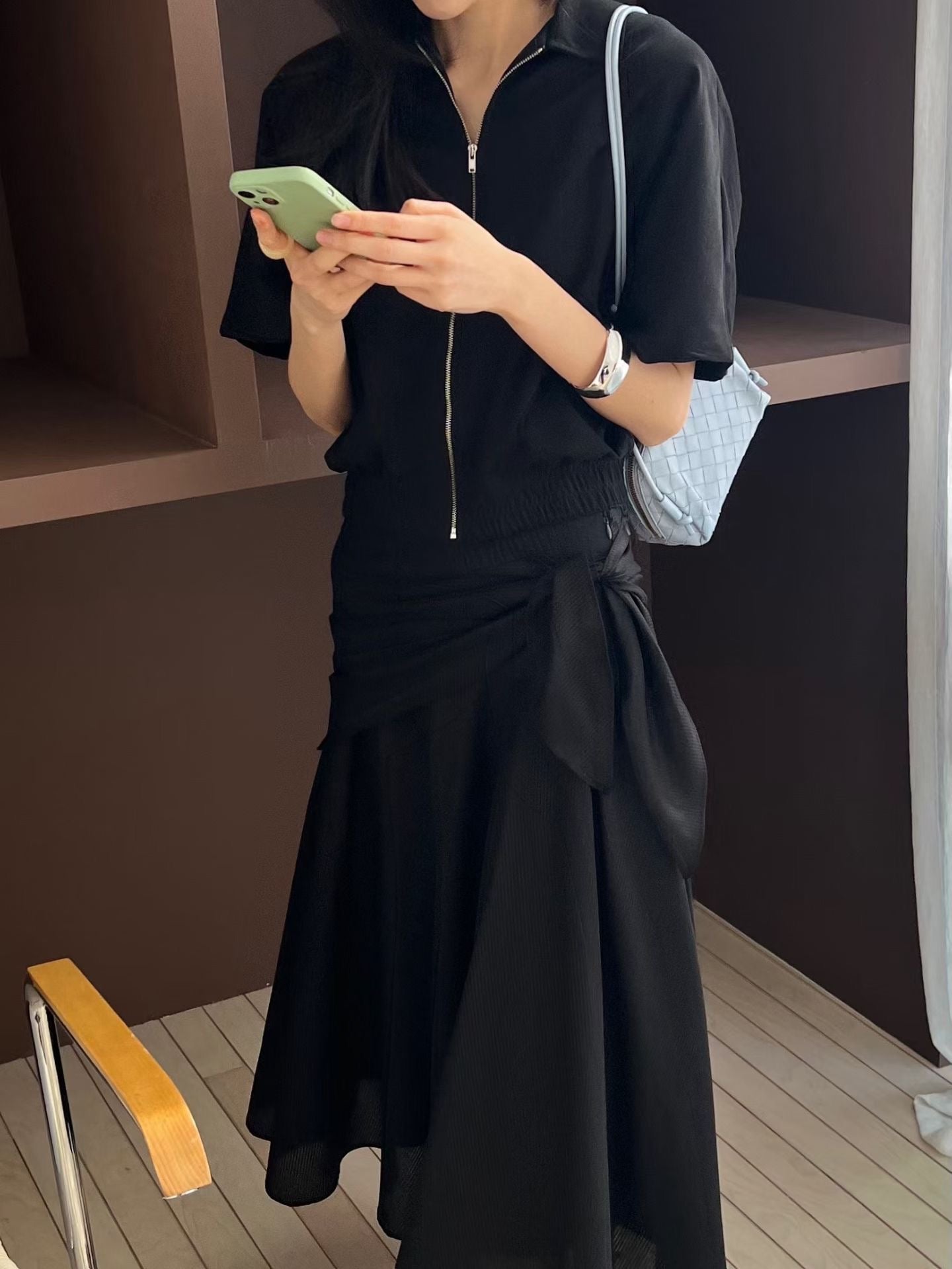 Eurielle Striped Skirt (3 Colors)