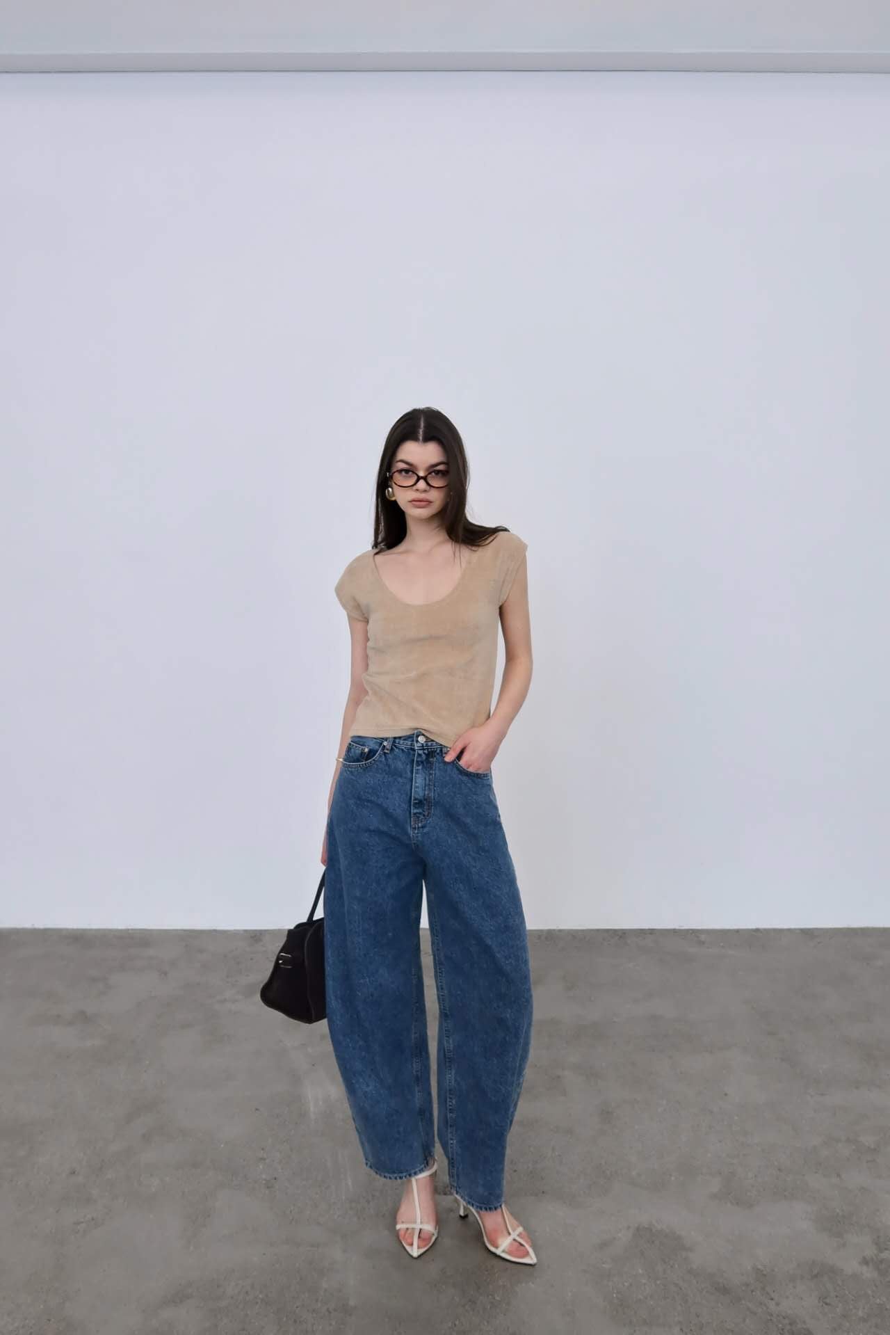 Ballon Denim Pants (2 Colors)
