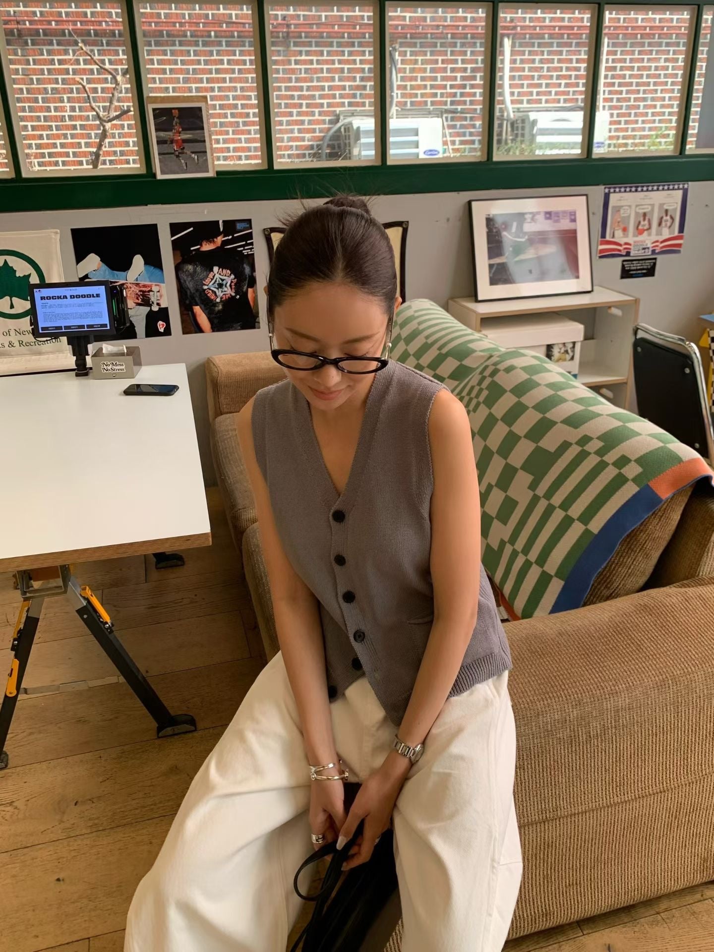 Pasithea Knit Sweater Vests (3 Colors)