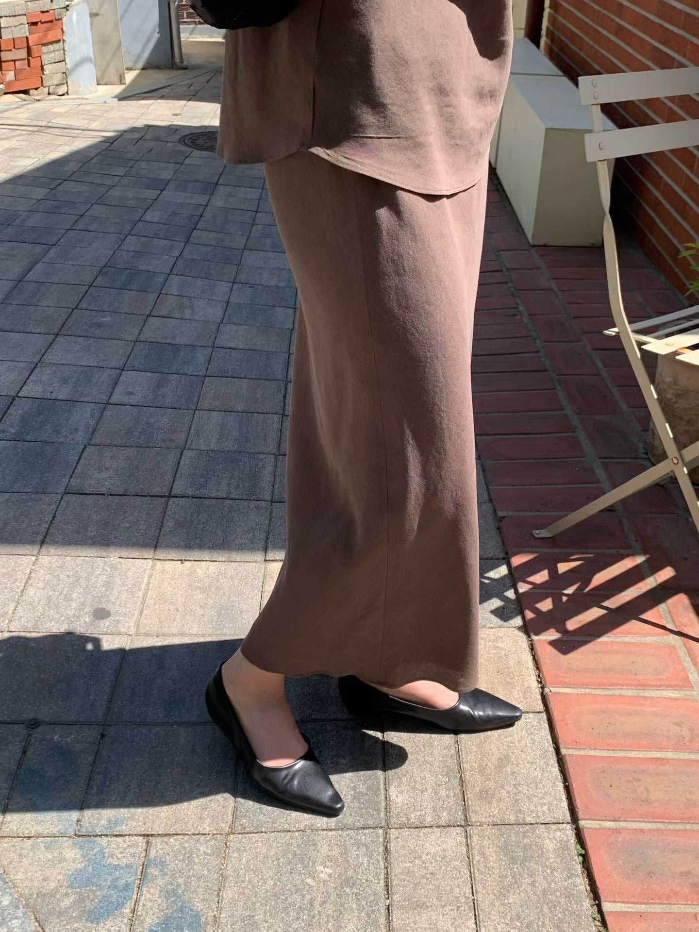 【亞麻40%面料】 Emeris Skirt (2 Colors)