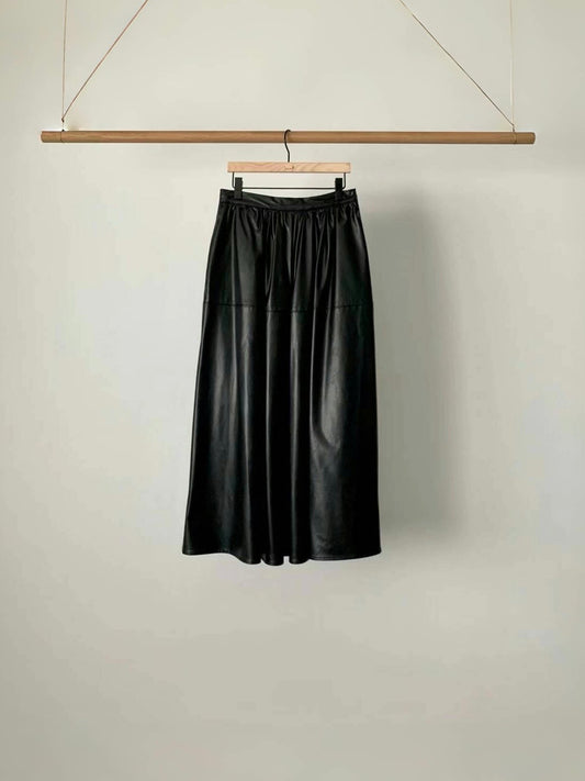 Suzette Leather Skirt