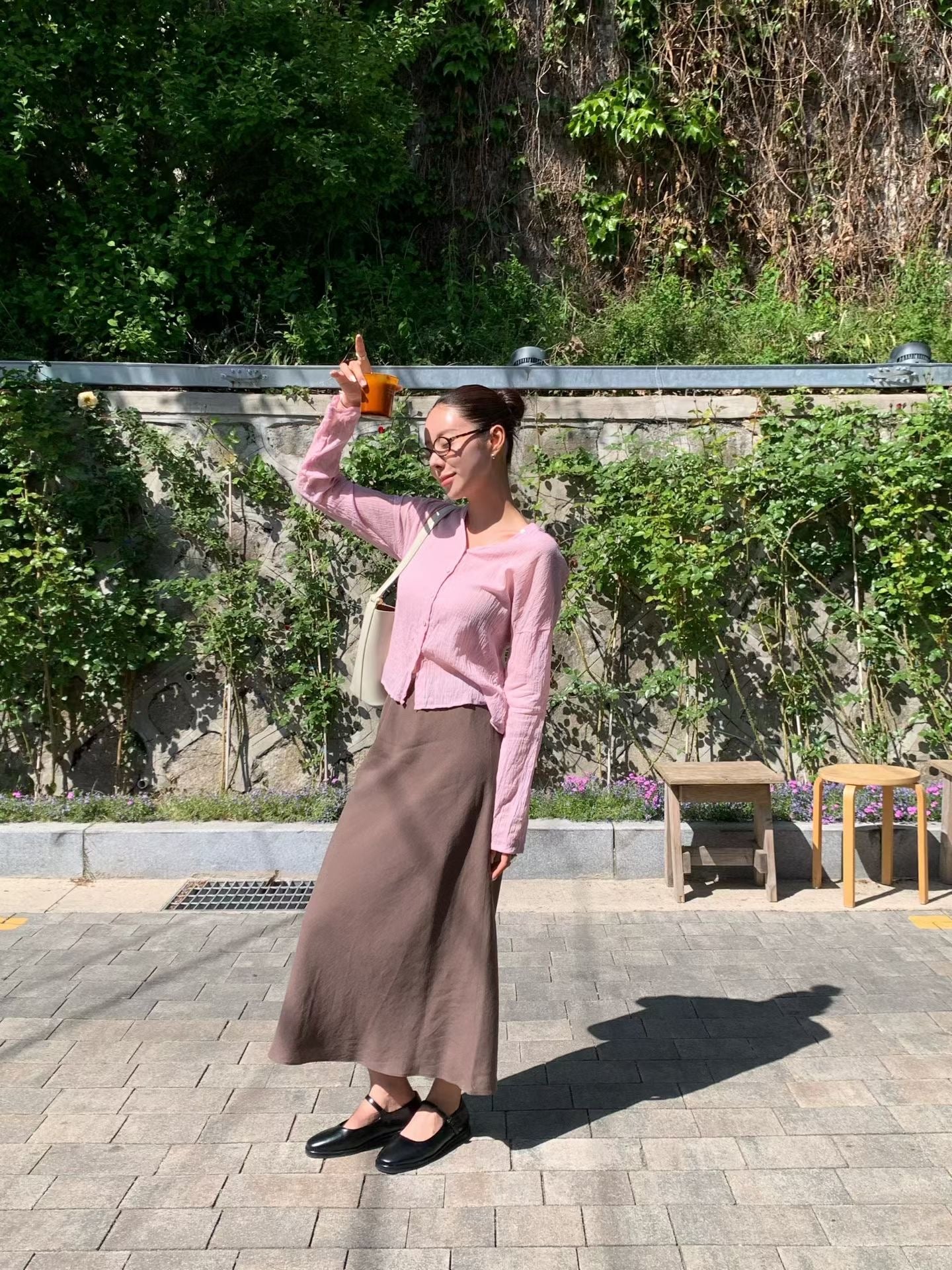 【亞麻40%面料】 Emeris Skirt (2 Colors)
