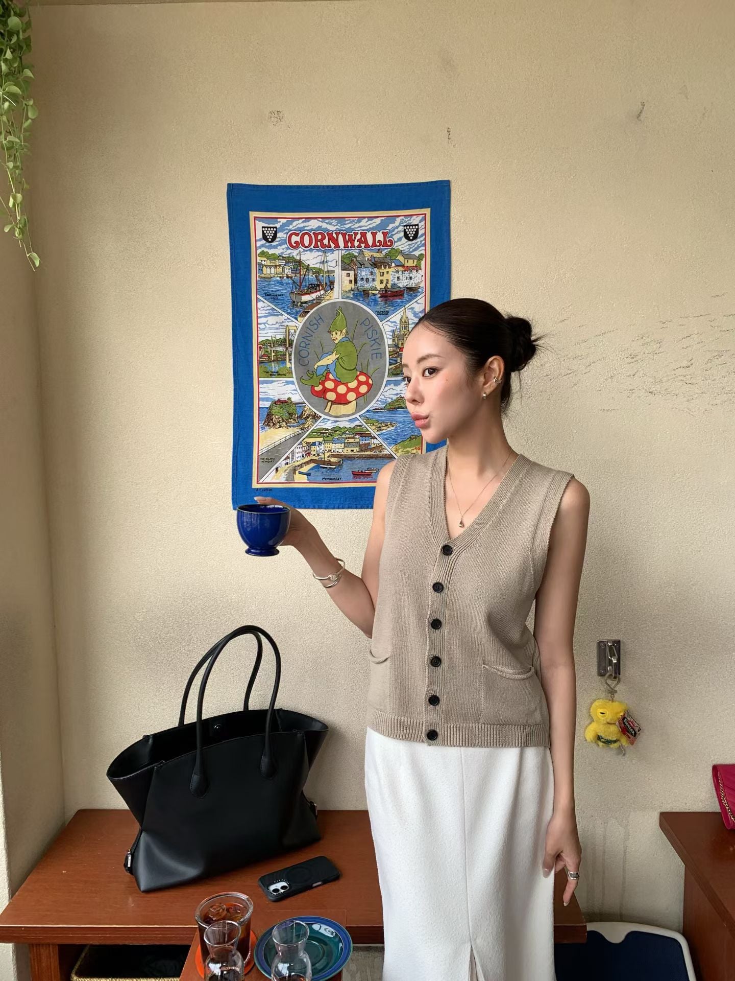 Pasithea Knit Sweater Vests (3 Colors)