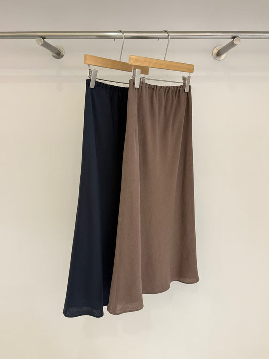 【亞麻40%面料】 Emeris Skirt (2 Colors)