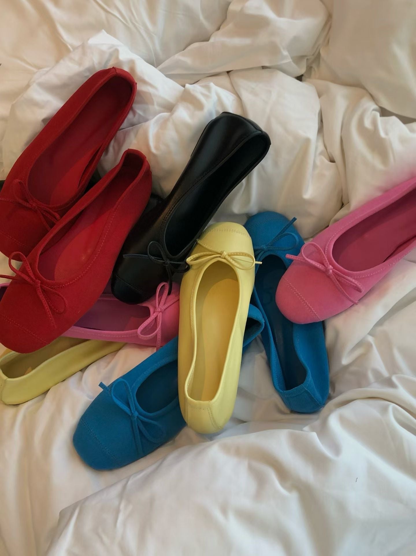 Maev Ribbon Flat Shoes (5 Colors)