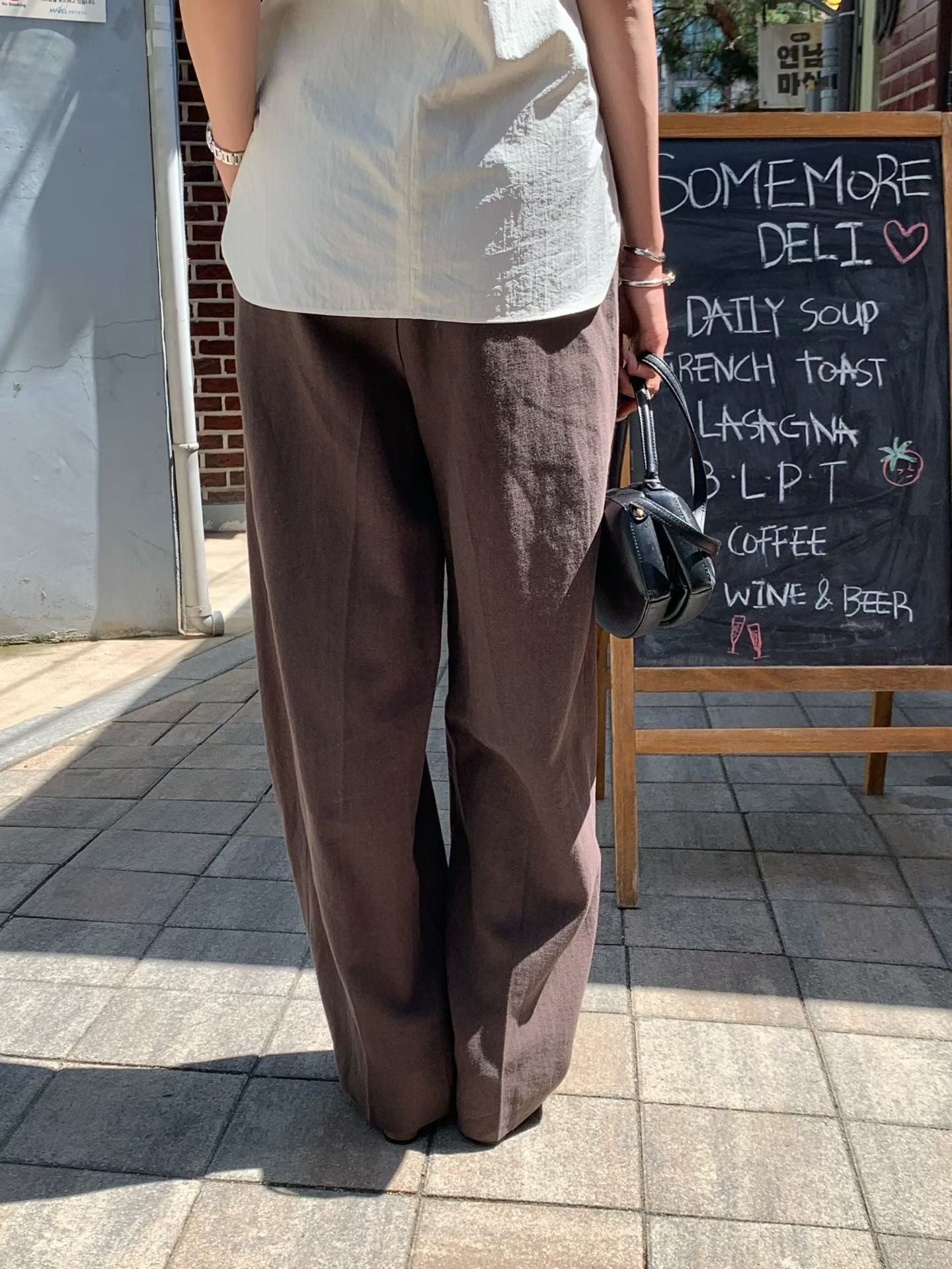 【亞麻55%棉33%面料】 Idalia Linen Pants (3 Colors)
