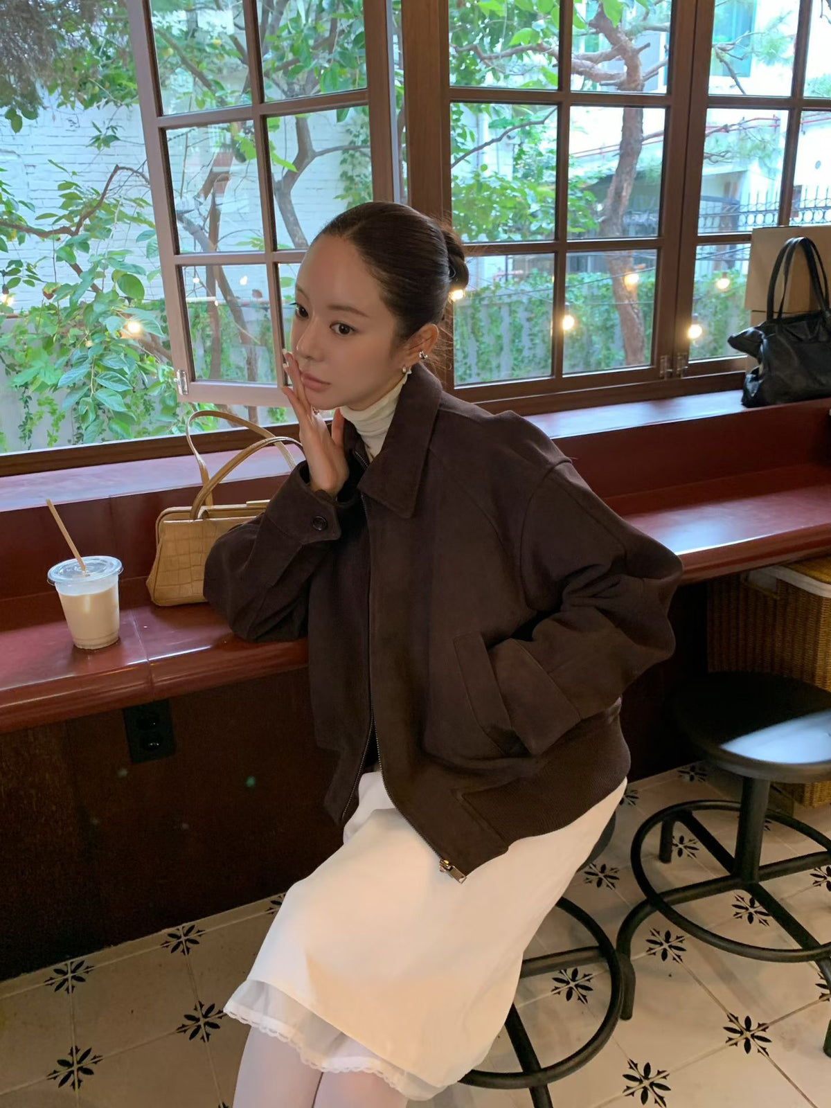 【意大利進口山羊麂皮】 Kyralie Italian Goat Suede Jacket