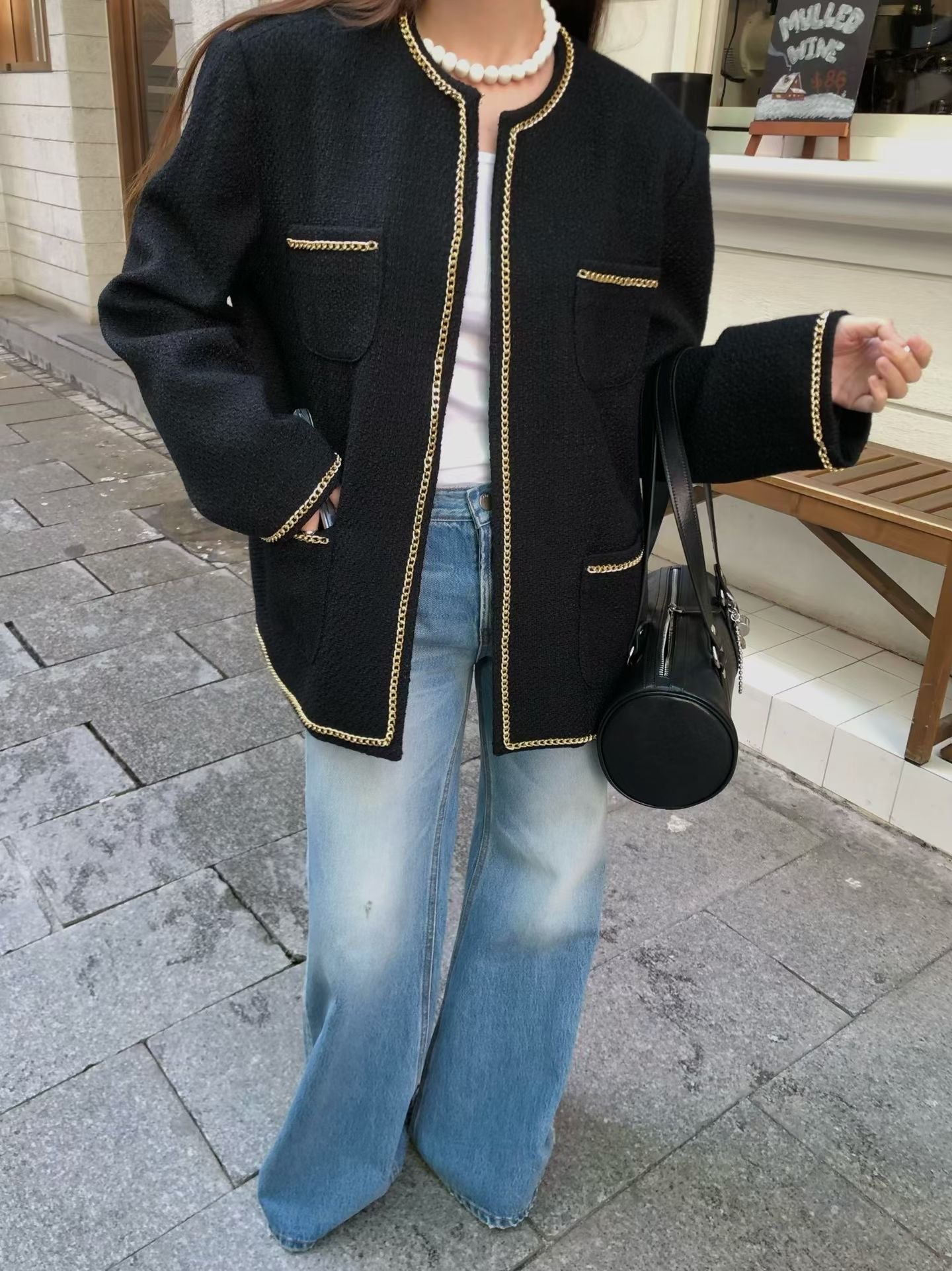 Nessa Barrel Cow Leather Bag (2 Colors)