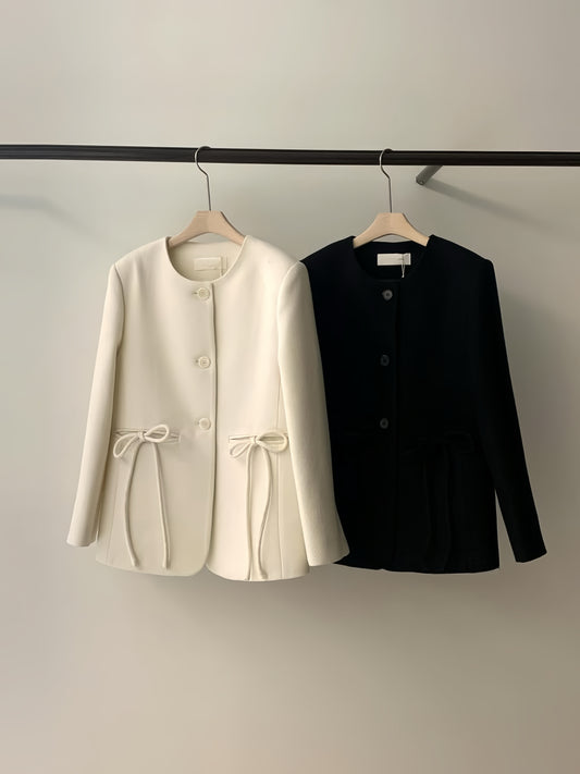 Peridot Tweed Jacket (Removable Ribbon Cut) (2 Colors)