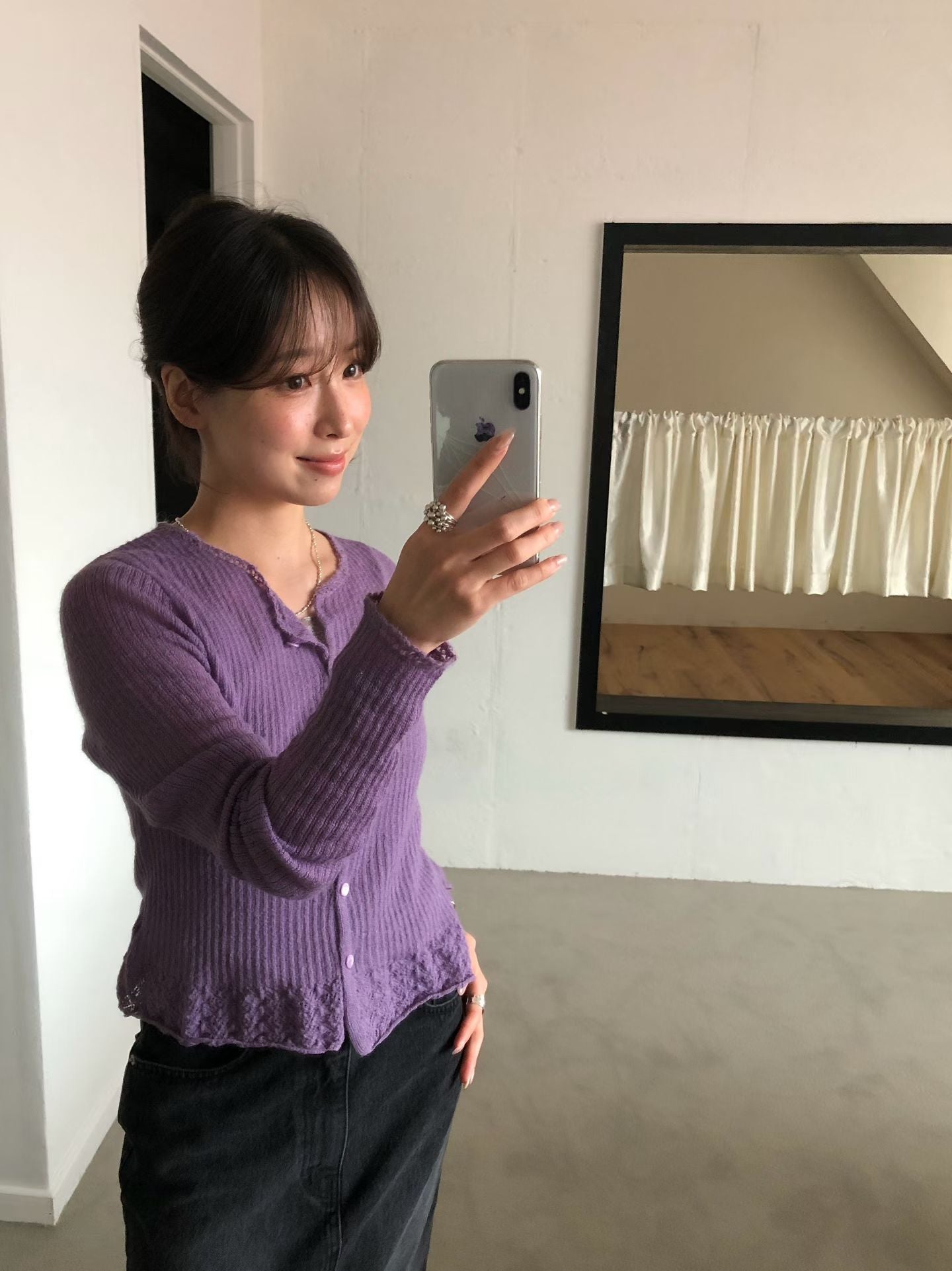 Poem Hand Cardigan (4 Colors)