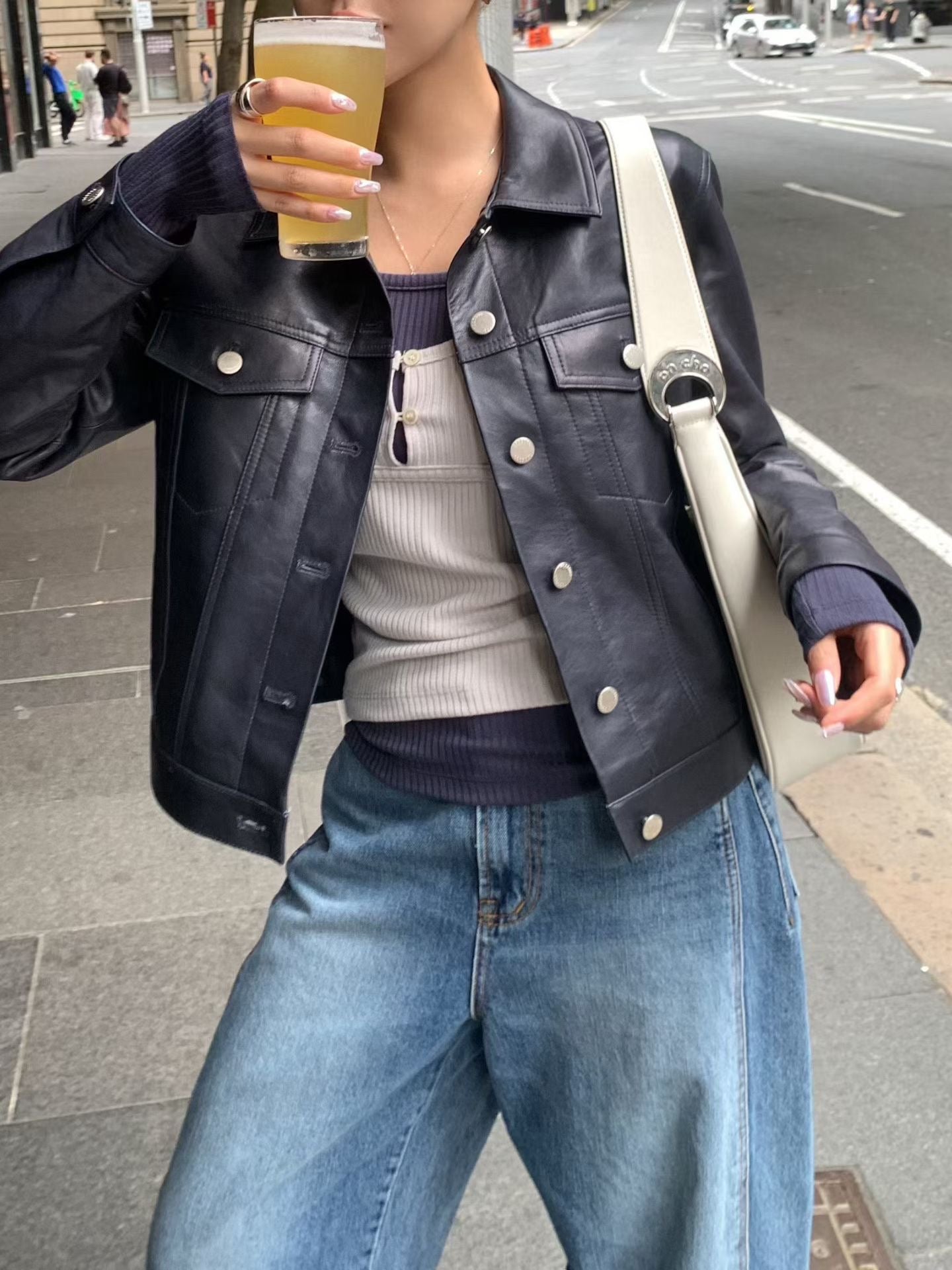 Novella Leather Jacket (2 Colors)