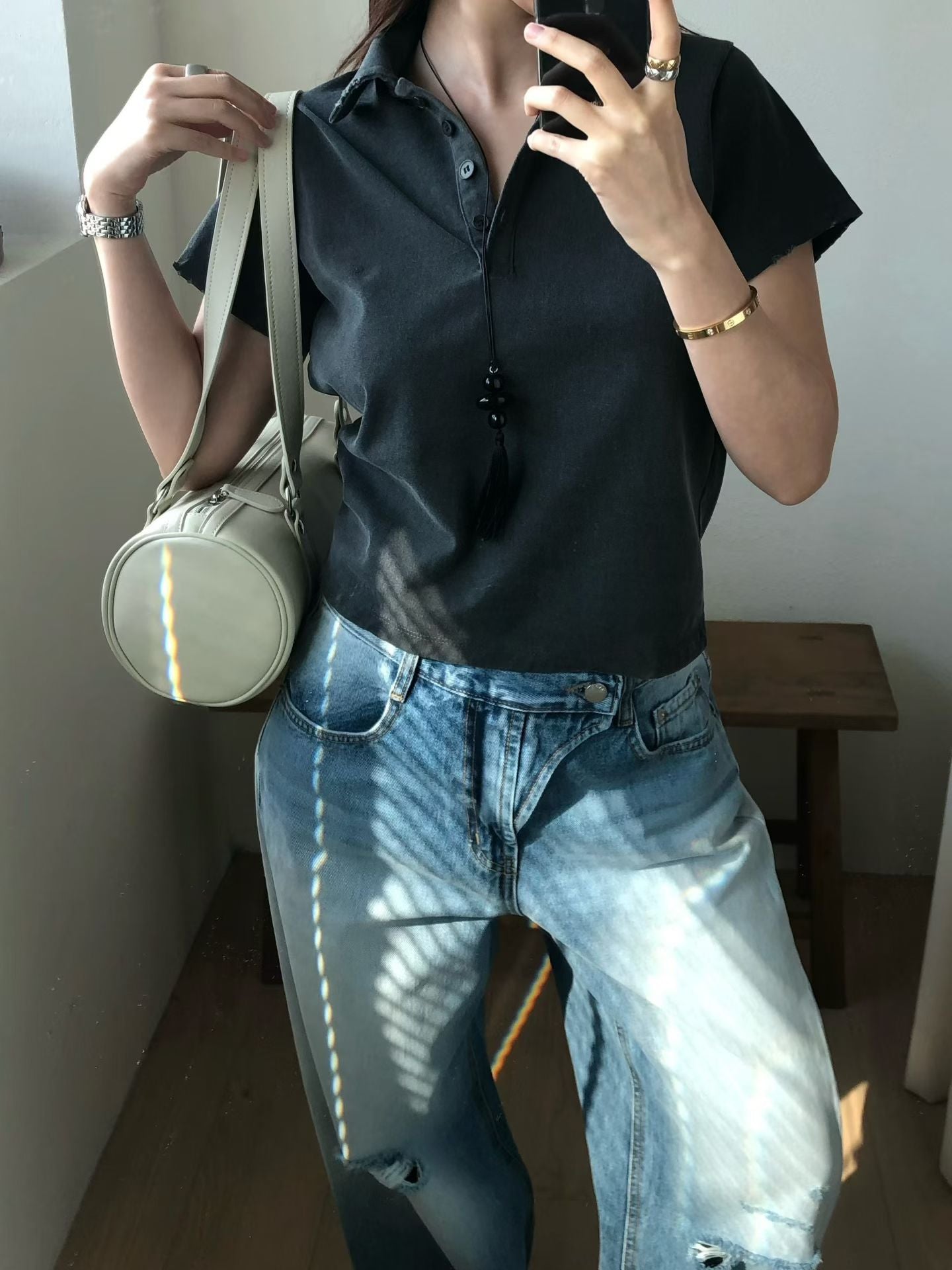 Liriope Polo Tee (2 Colors)