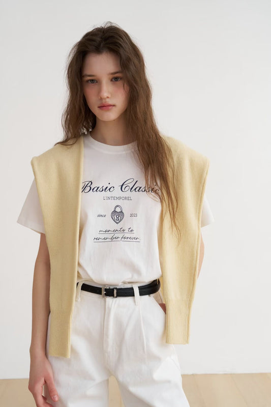 Lettering Tee (2 Colors)(這款沒有直播!)