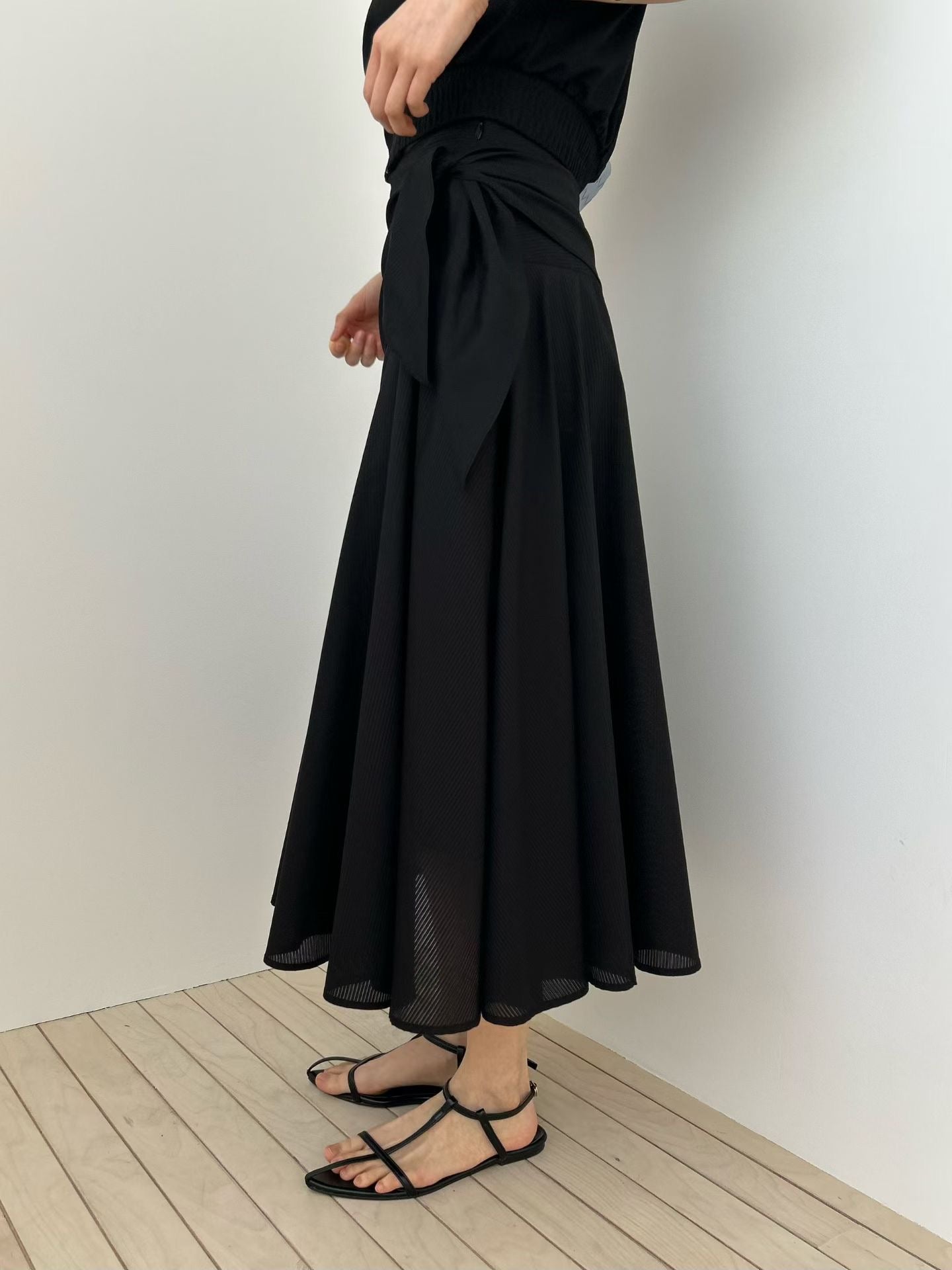 Eurielle Striped Skirt (3 Colors)