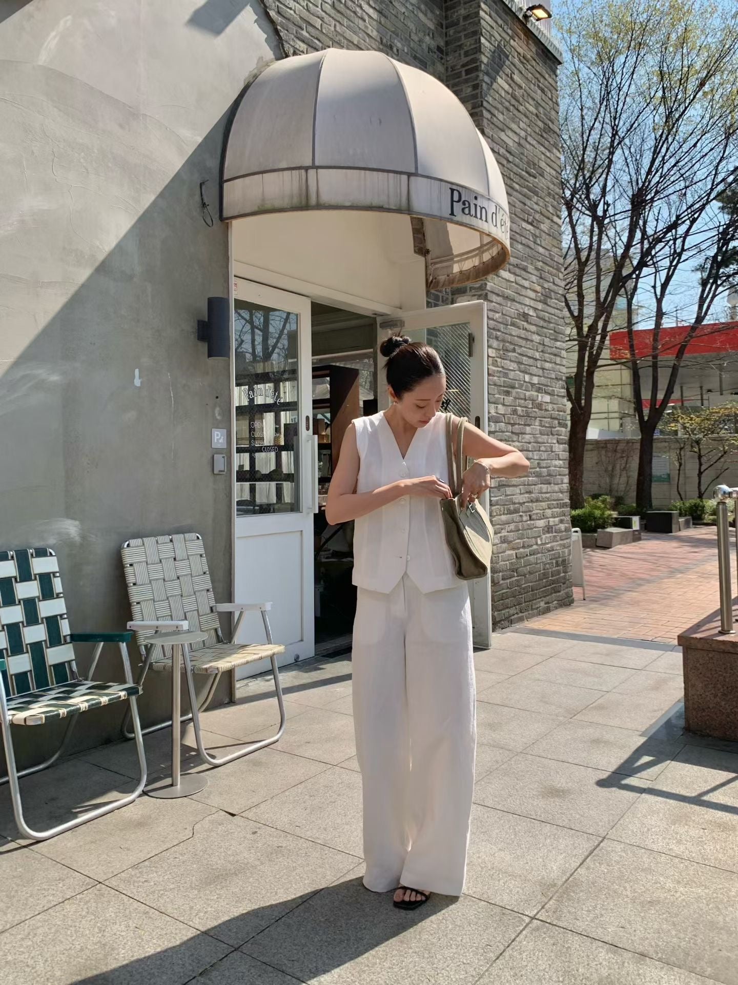 Elpis 100% Linen Vest (2 Colors)