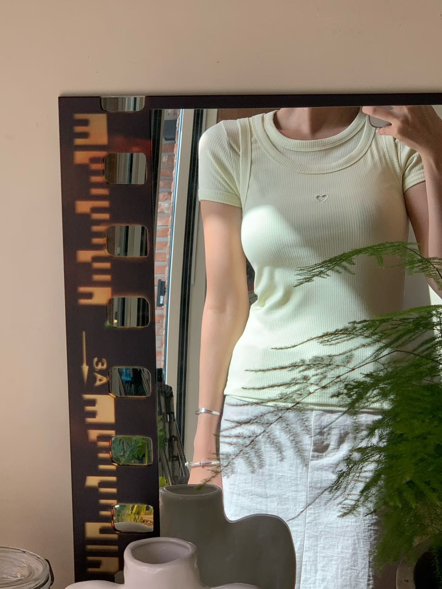 Heart Top Set (3 Colors)(這件沒有直播!)￼