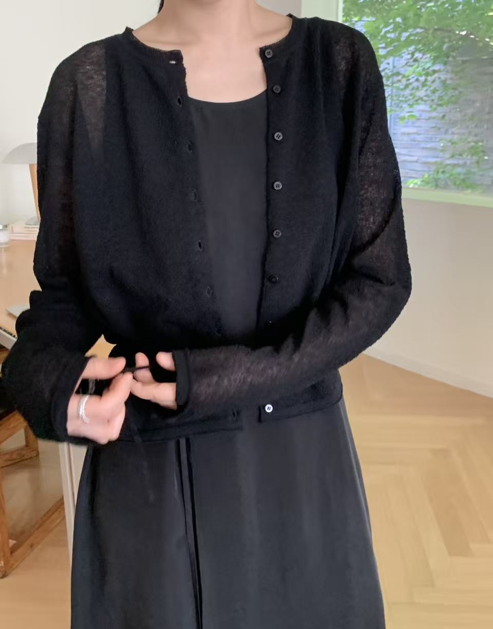 【亞麻44%棉36%】 Oriel Knit Top (3 Colors)