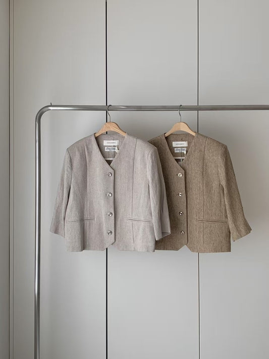 Soho Linen Jacket (2 Colors)