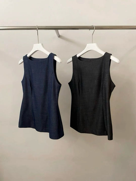 Ellesmere Denim Vest (2 Colors)