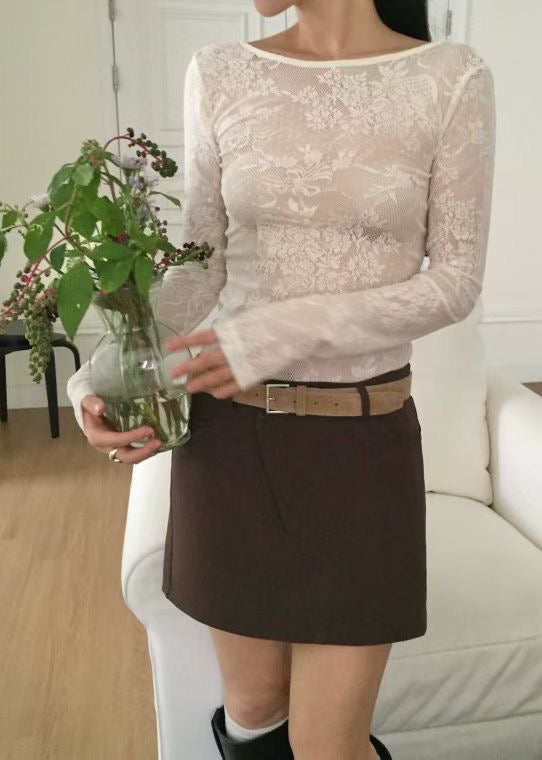 Genevieve Lace Top (2 Colors)