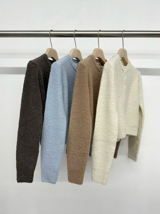 Zora Baby Alpaca Cardigan (4 Colors)