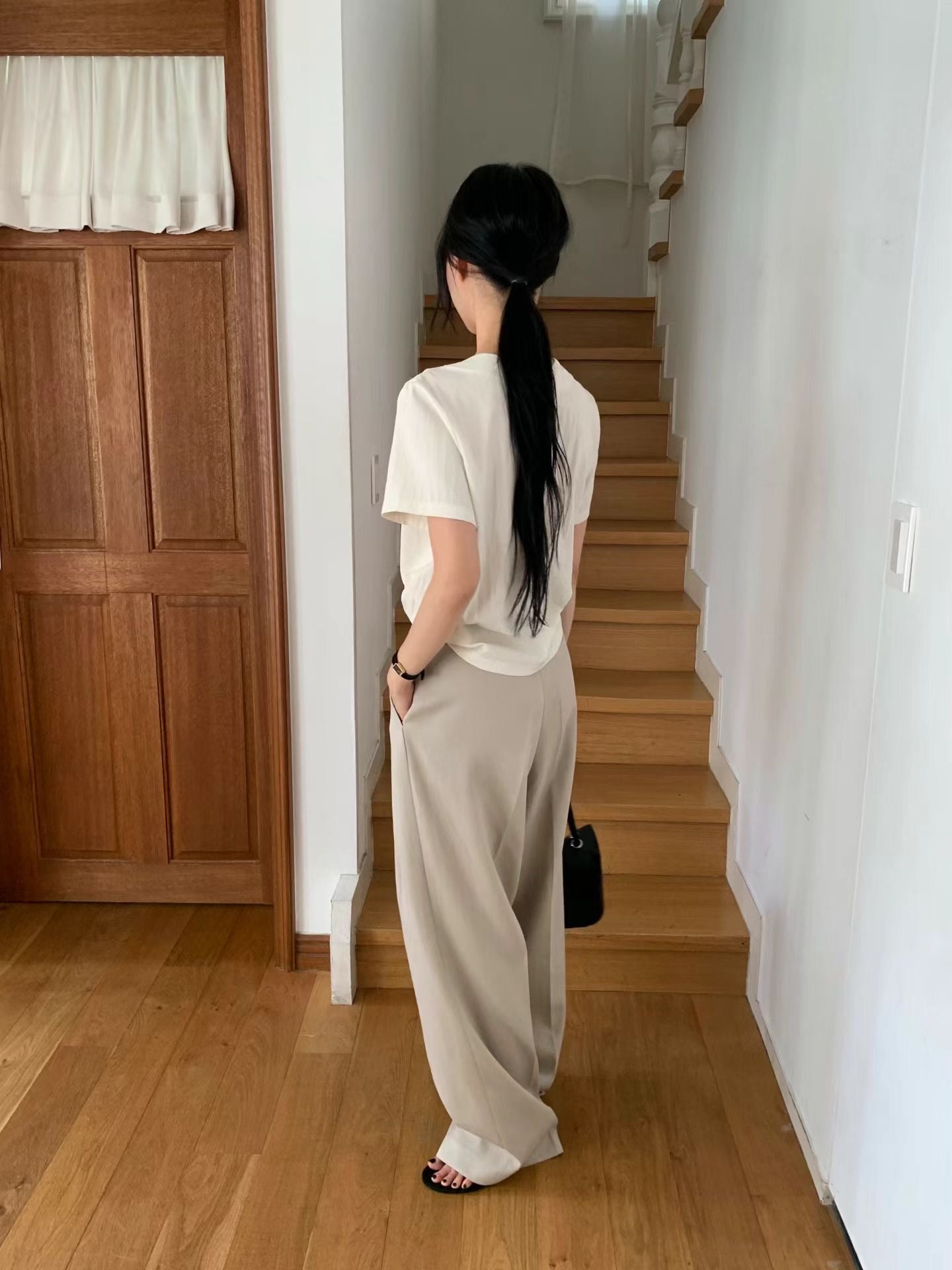 Neck Hool Blouse (2 Colors)