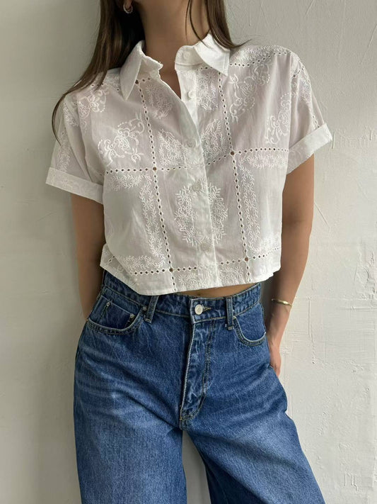 Elara Lace Top