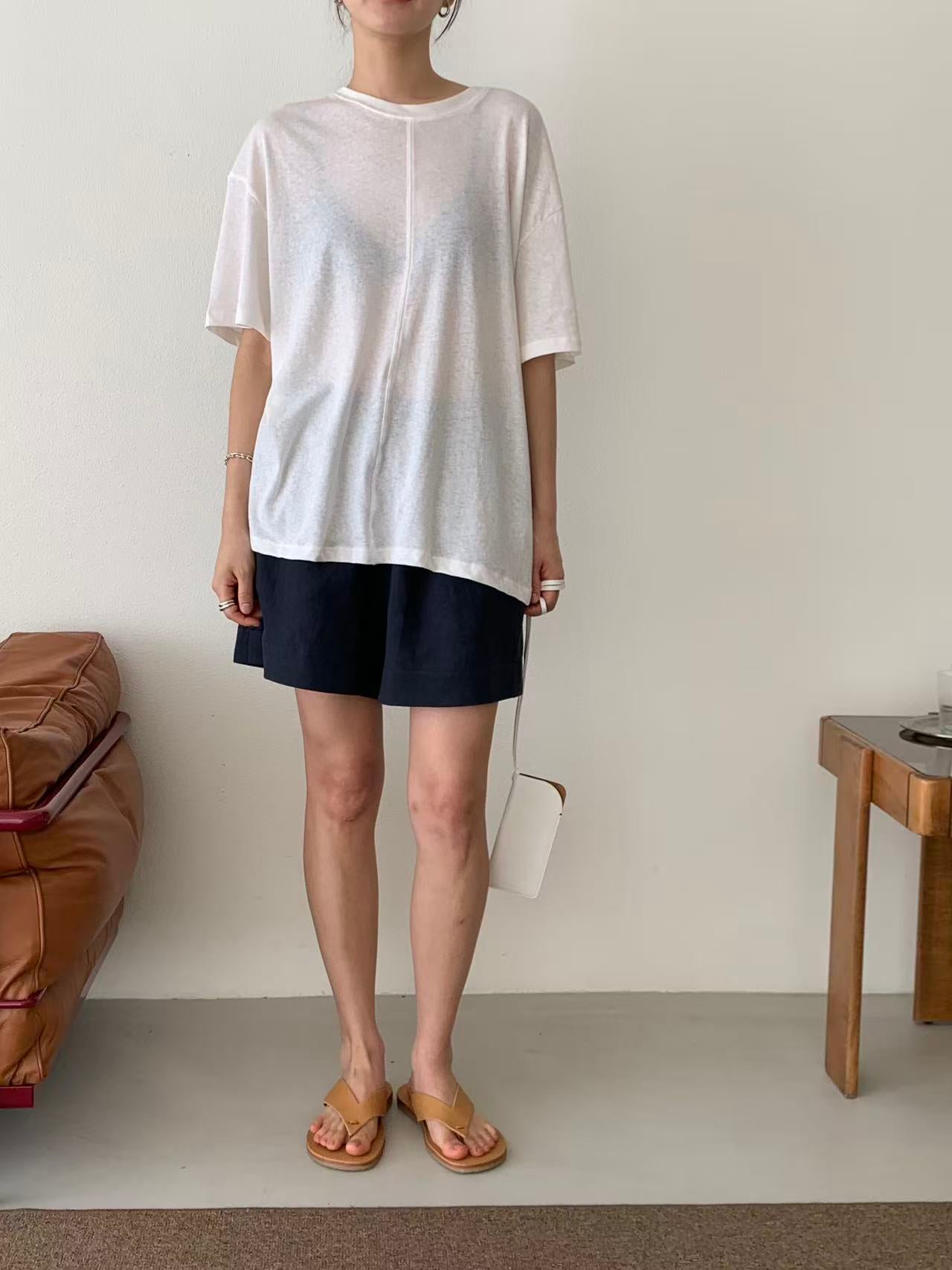 【亞麻55%棉23%】 Evadne Pants (3 Colors)