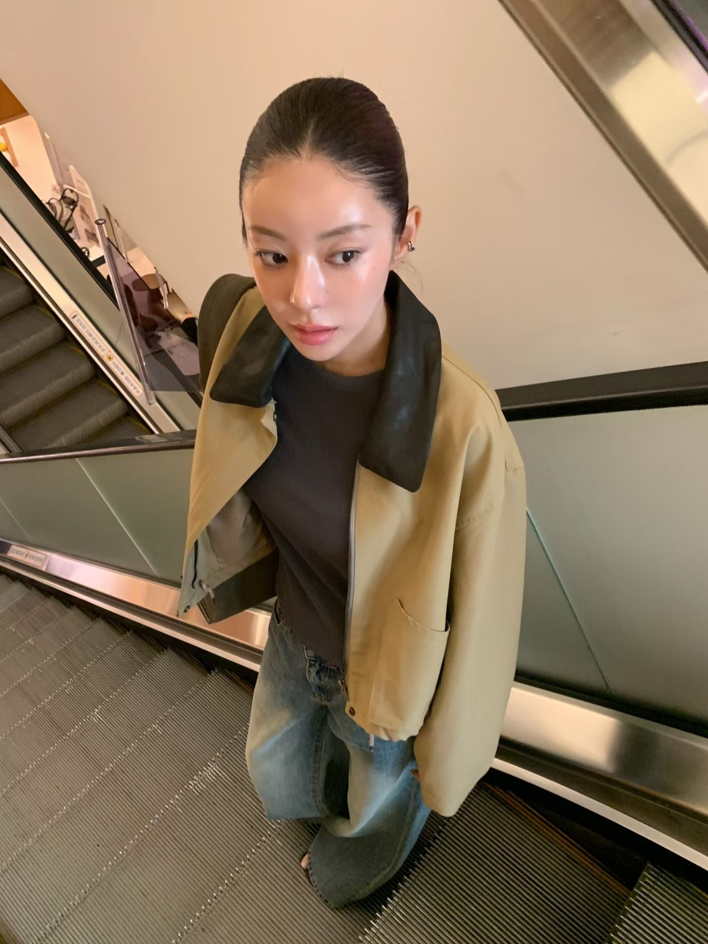 【可拆卸撞色翻領】 Zaranne Jacket (3 Colors)