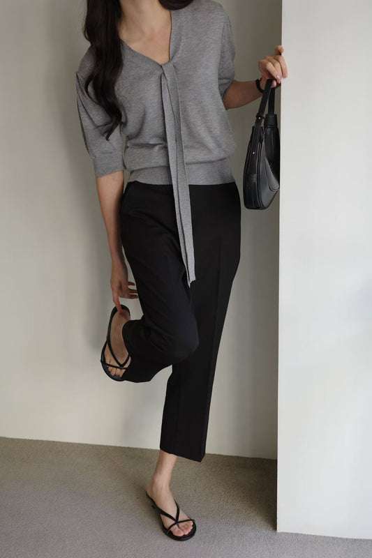 Amy Knit Top (2 Colors)(這款沒有直播!)