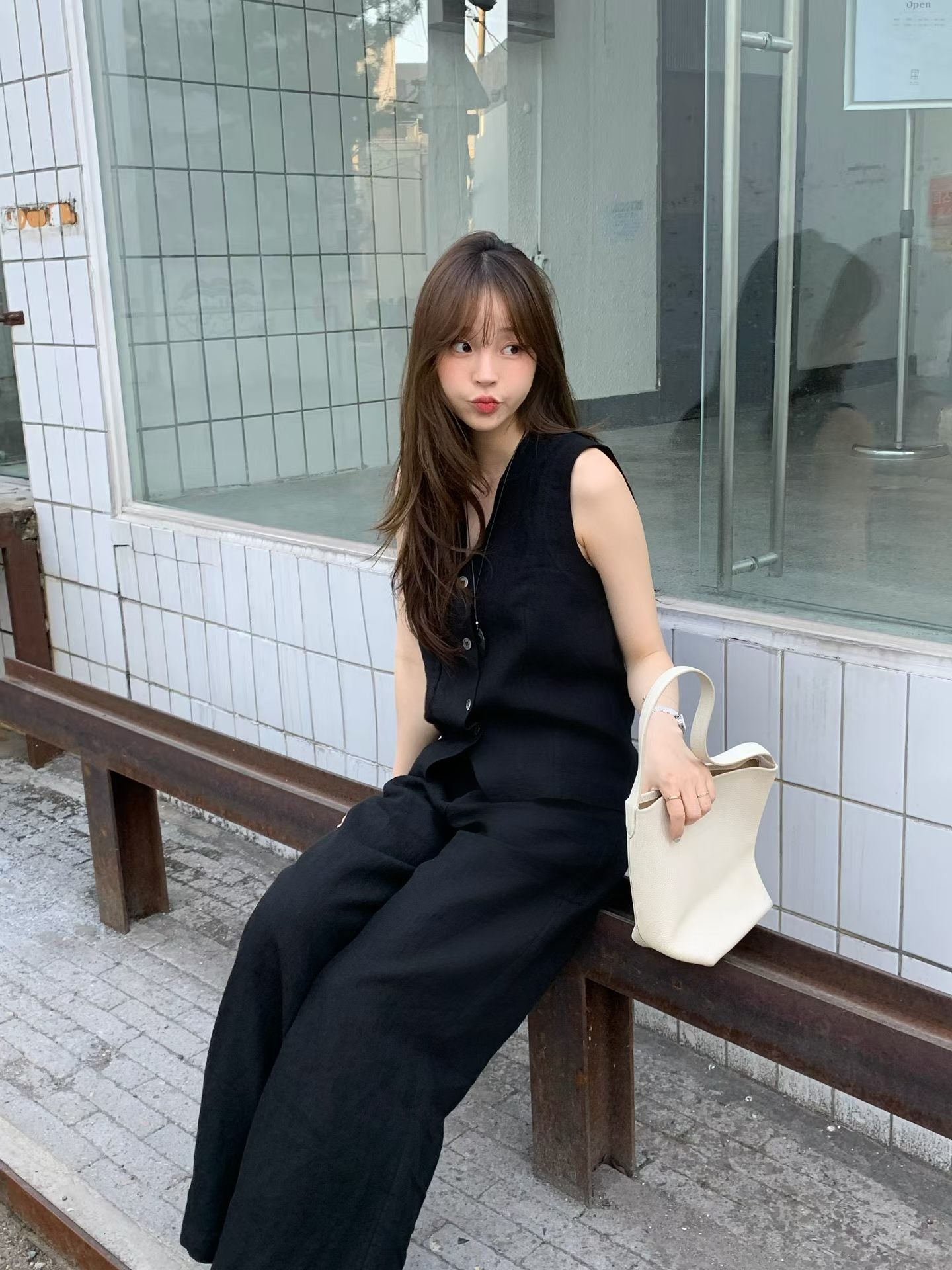 Elpis 100% Linen Vest (2 Colors)