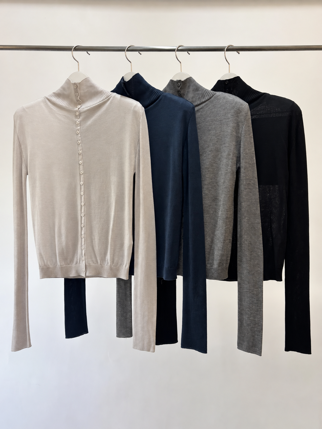 Wool Button Cardigan (4 Colors)