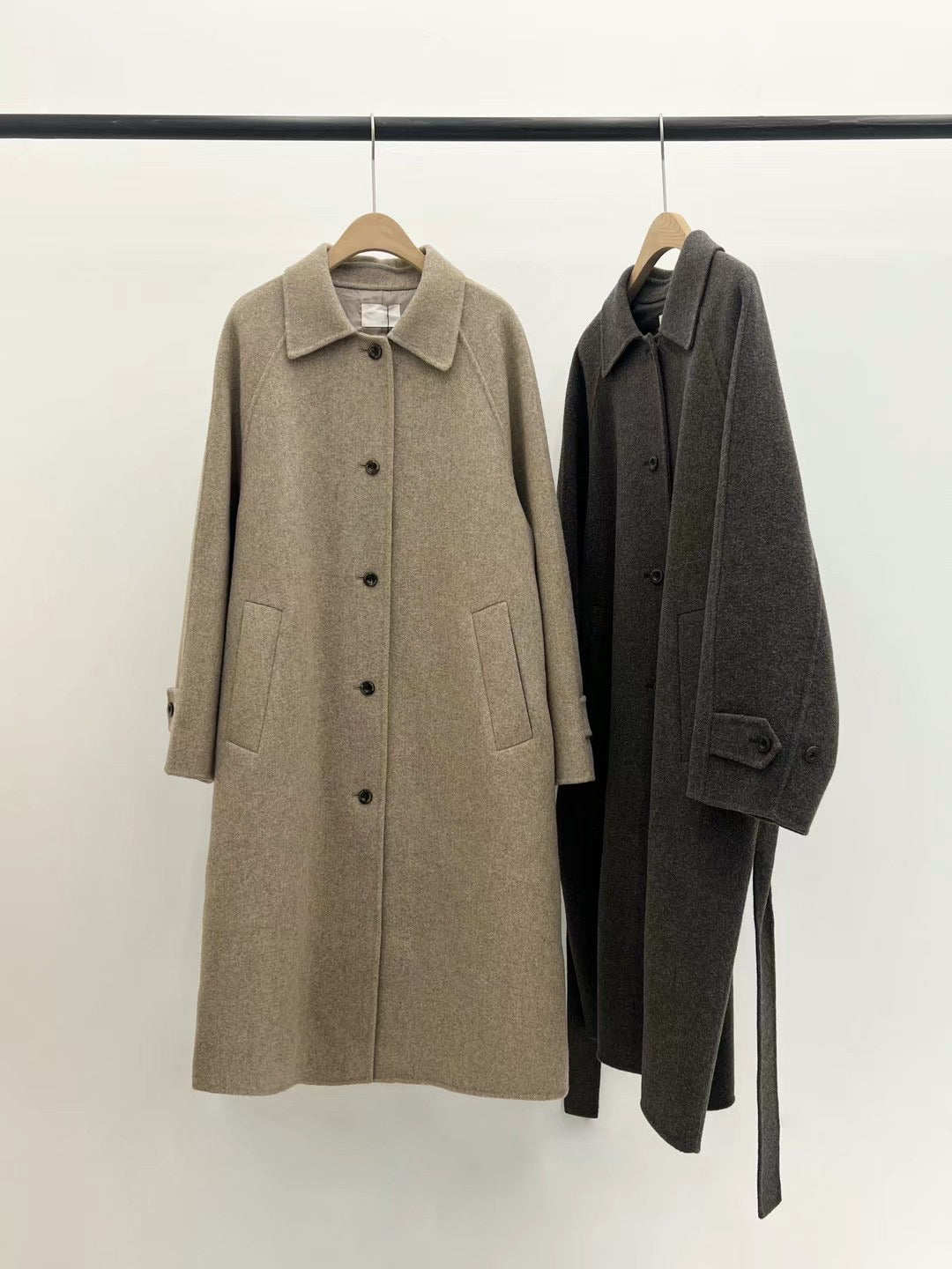 Roy Wool 100% Twill Handmade Coat (2 Colors)