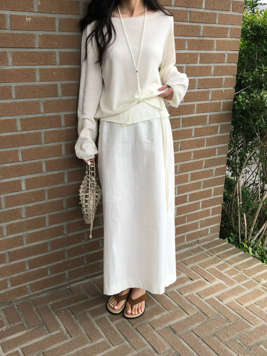 Evania Fold Skirt (2 Colors)