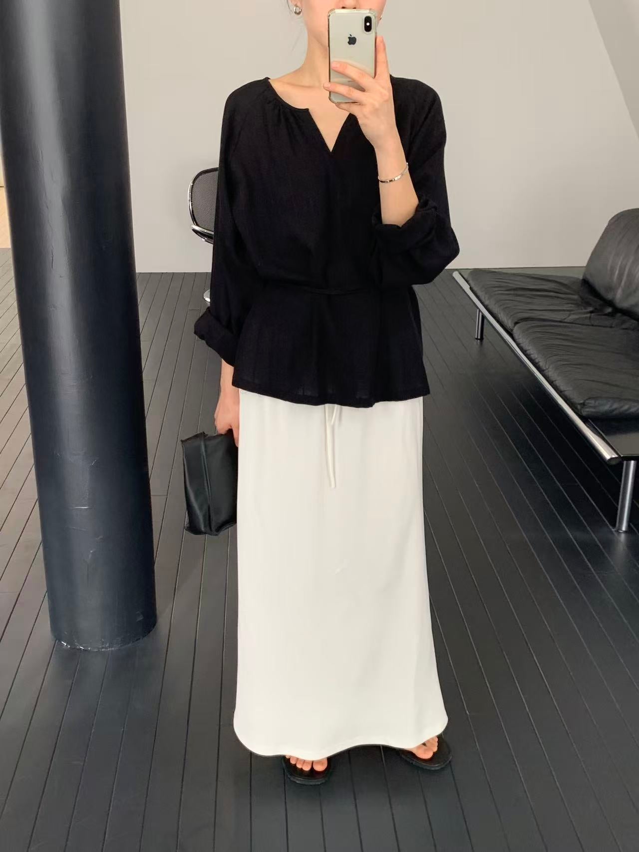 【天絲85%】 Serene Skirt (4 Colors)