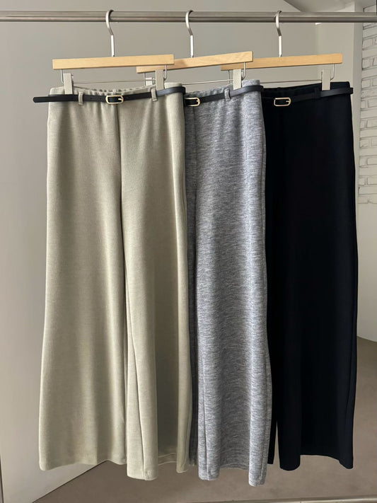 Zarielle Pants with Belt (3 Colors)