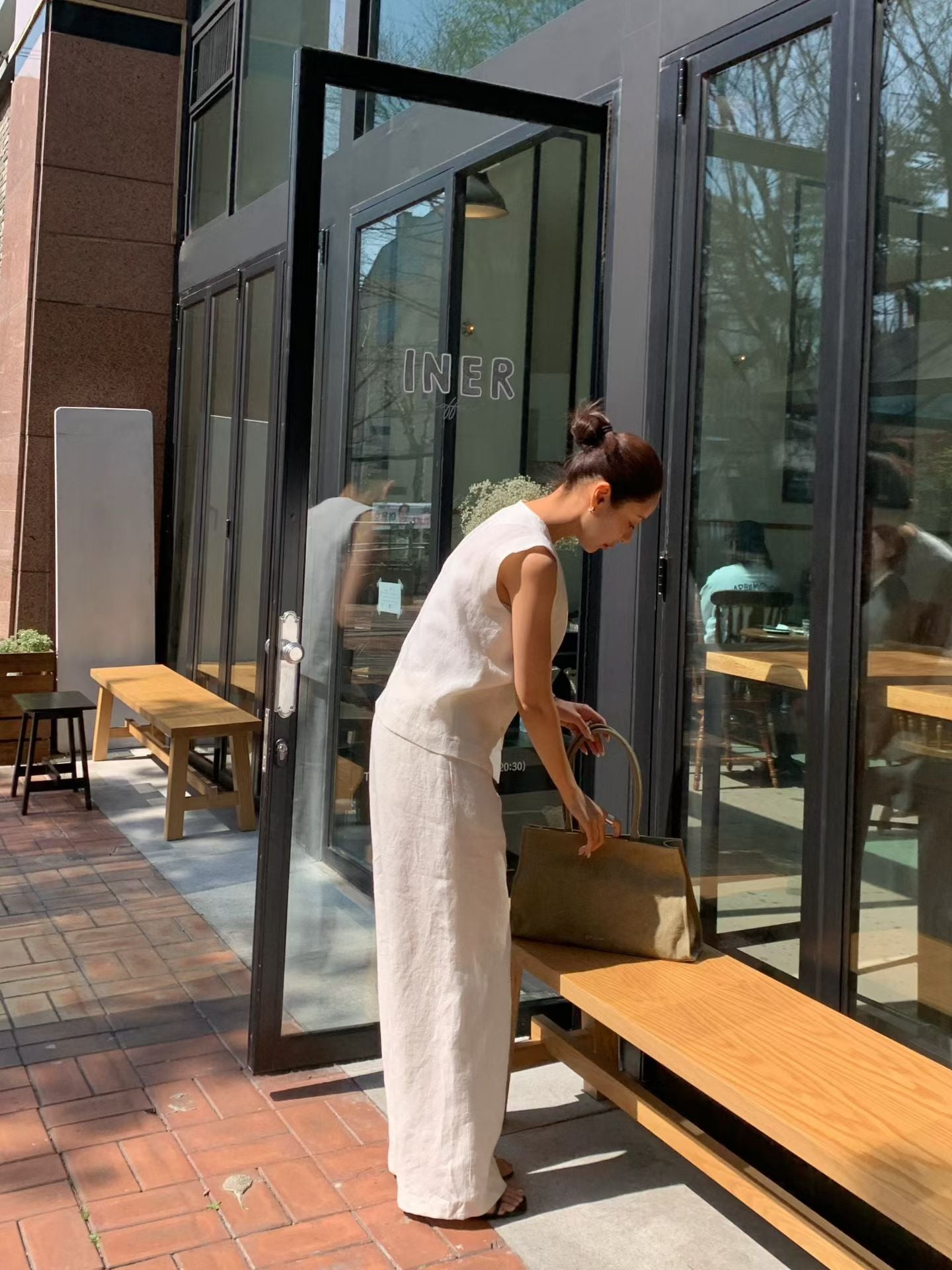 Elpis 100% Linen Vest (2 Colors)