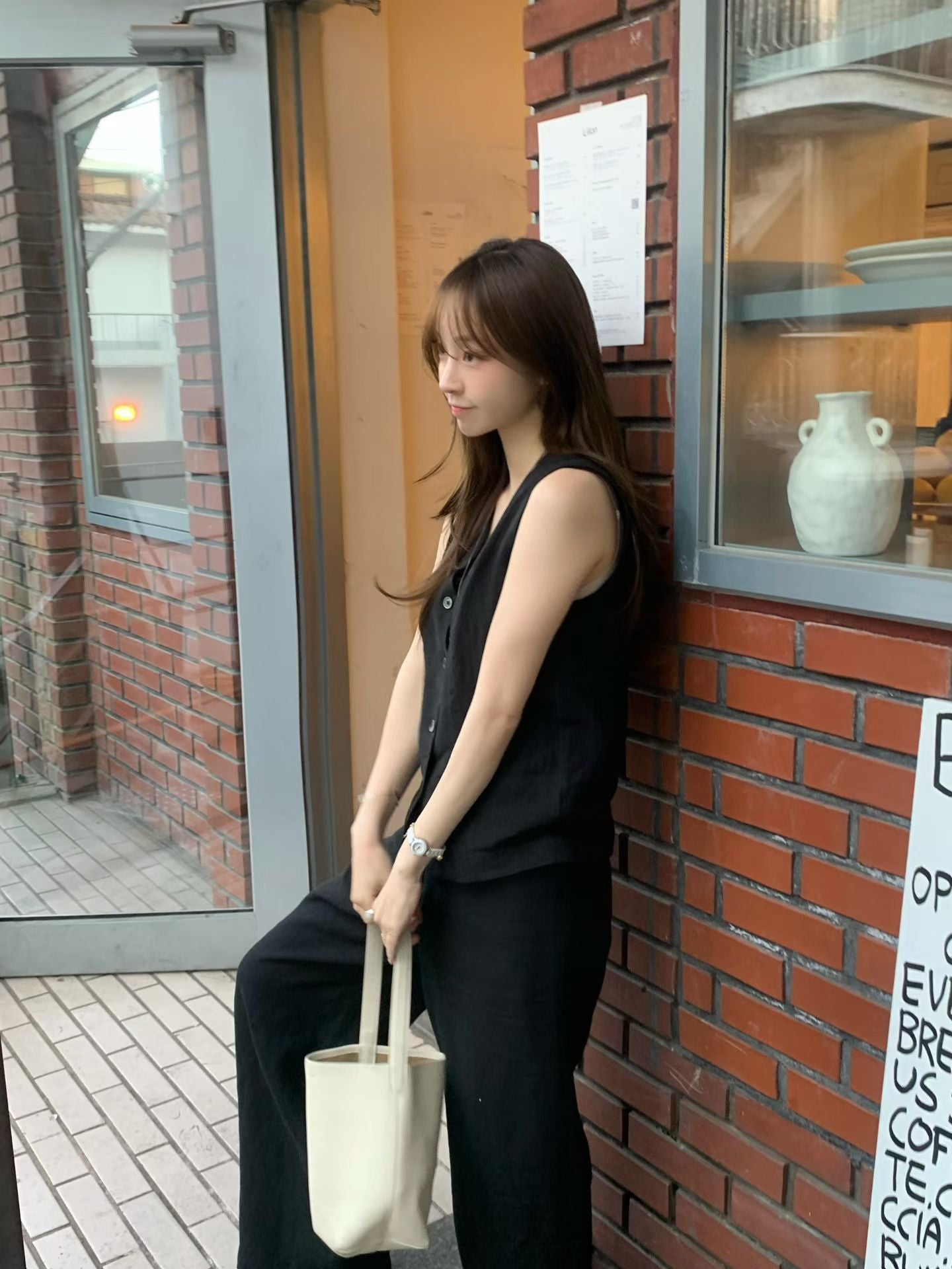 Elpis 100% Linen Vest (2 Colors)