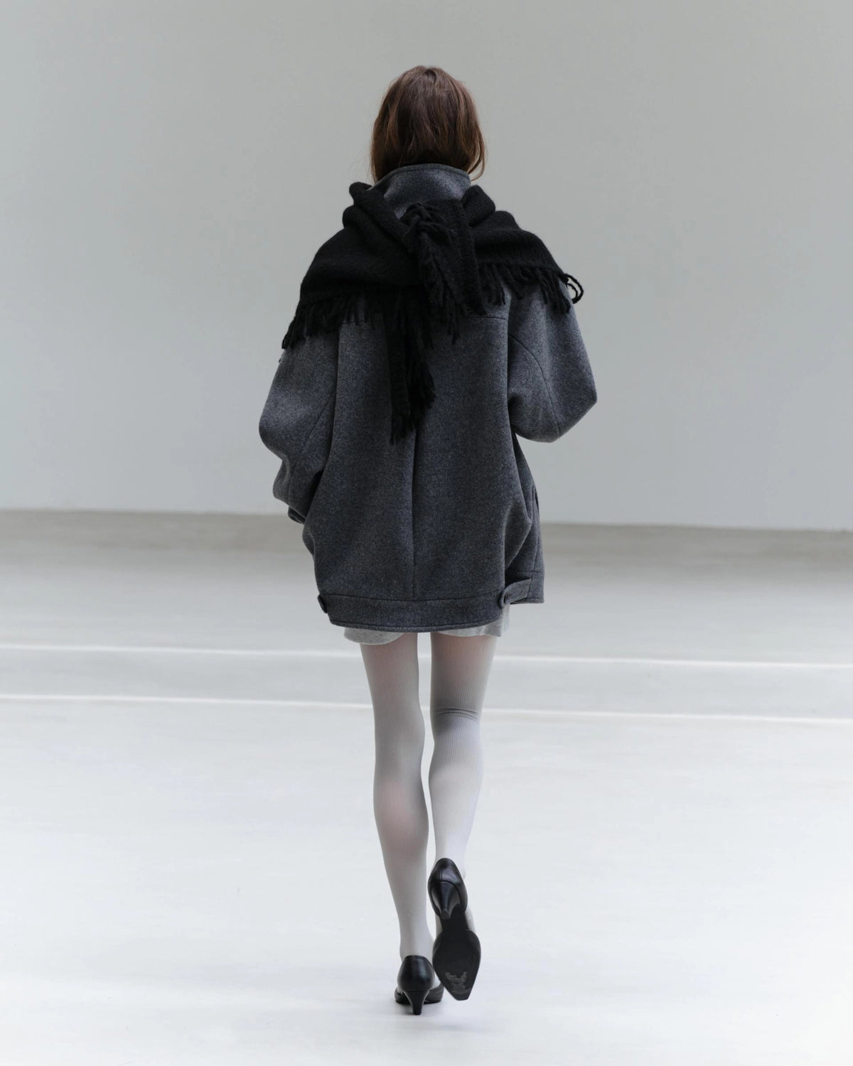 Knitted Shawl Muffler (2 Colors) - image 3