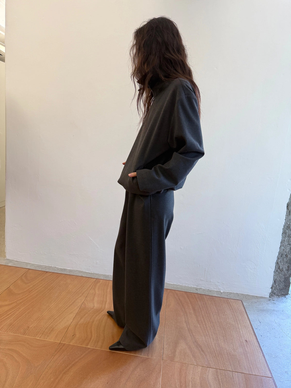 Hering Brushed Pants model photo