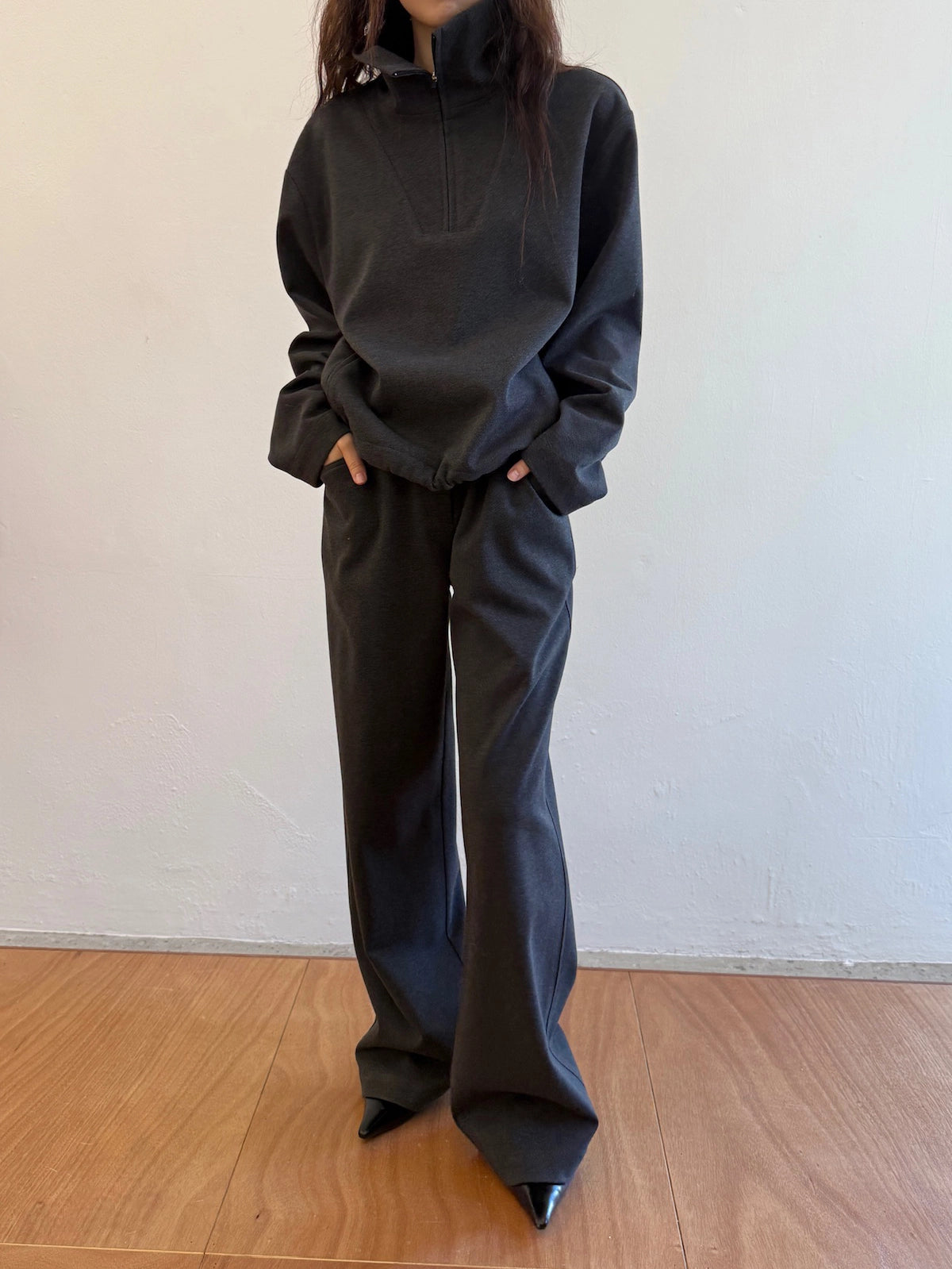 Hering Sweat Zip-up model photo